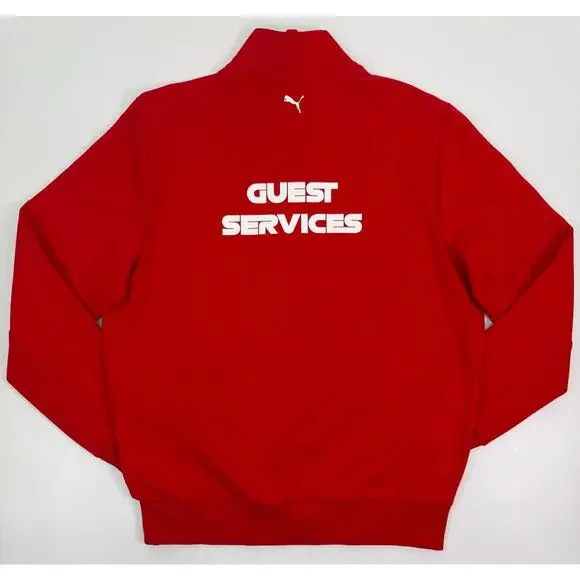 PUMA Formula 1 Las Vegas Grand Prix Red Half Zip Pullover Size Large - Picture 2 of 10